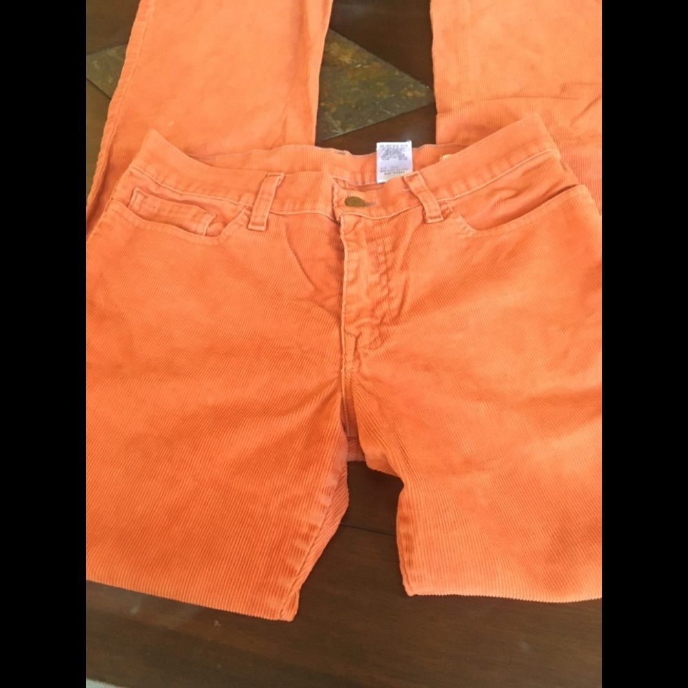 Orange Corduroy Levi pant